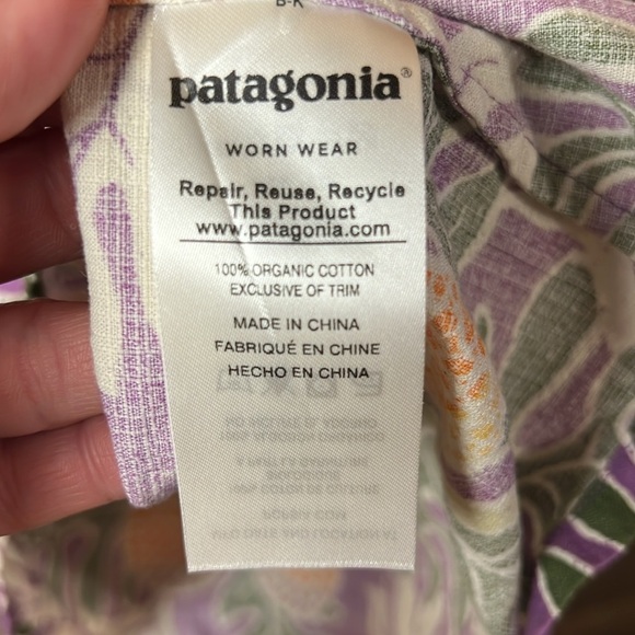 Pataloha Dress Med Worn Wear Purple Acai Tropical Cover Up Ruffle Strappy Mini - Picture 6 of 9